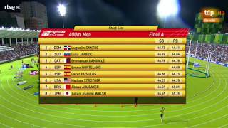 Mens 400 Metres FINAL A Meeting de Madrid 2019