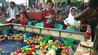 Mancing Mania Di Kolam Mainan Dapatnya Buah Plastik