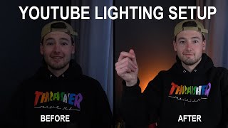 LIGHTING SETUP FOR YOUTUBE VIDEOS | Cheap Cinematic lighting to make you stand out! 2021