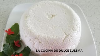 Como hacer QUESO FRESCO con 2 INGREDIENTES 🐄🍶🧀