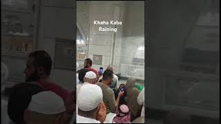 Raining in Khana Kaba #religion