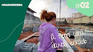 primeiras dores de cabeça da nossa obra e as primeiras paredes | #diáriodeobra ep02 | Larissa Vaiano