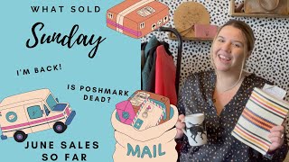 What Sold Sunday?- Reselling Clothes on Poshmark, DEPOP, Ebay & Mercari -June 1-11