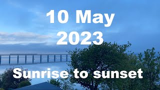 Sunrise to sunset on 10 May 2023 | 4K | Timelapse