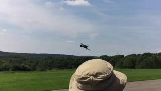 RC Warbird Formation Flying...Practice - Loud Mid Air Collision