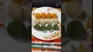 Tri Colour Recipe🇮🇳#youtubeshorts #food #happyindependenceday