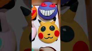 Cupcakes Pokémon ❤️🖤🤍 #short #pokemon #cupcakes #pokemoncupcakes