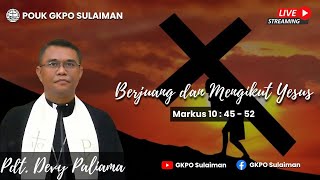 Ibadah Live Streaming | Minggu 10 November 2024 | POUK GKPO Sulaiman