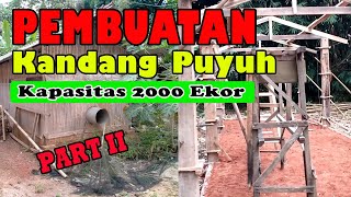 Pembuatan Kandang Puyuh Kapasitas 2000 Ekor PART II