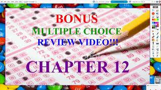 AP Statistics: Chapter 12 - BONUS MULTIPLE CHOICE REVIEW