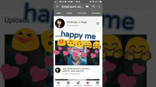 #100 subscriber 🤗😇😍😍😘 ||kristel jean santos || happy cause i'm blessed 😇😇