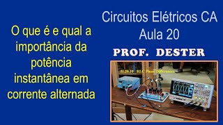 A potência instantânea em CA | Como obter a potência em qualquer instante de tempo