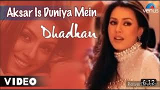 Aksar Is Duniya Me|| Dhadkan|| Mahima Chaudhari & Akshay   Kumar|| 90's hit's song