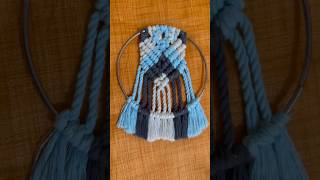 Macrame mini dream catcher #diy #shortvideos