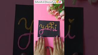 Name Request done 🥰💕#diy #diycalligraphy #art #trending #craft #shortvideo #shorts #viralvideo #diy