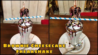 Brownie Cheesecake Freak Shake | Amazing Freak Shake at Indian Summer Cafe#short #shorts #shortvideo