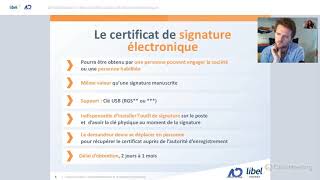 Webinar Libel : réponse dématérialisée aux appels d'offres et signature électronique