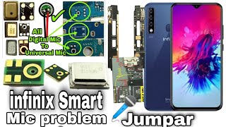 infinix smart    4 pin Mic Problem 100% Solution infinix note smrat 5 pin Mic Not Working jumpar