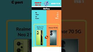 Mobile comparision shorts | Top 2 best phone | Realme GT Neo 2 5G vs Honer 70 5G | Mobile vs mobile