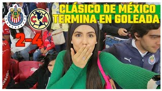 AMÉRICA GOLEA A LAS CHIVAS CLÁSICO NACIONAL | ESTADIO AKRON