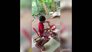 Shaanu first cycle Ride