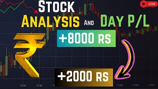 +8000 to ⏩ 2000 rs Day p&L | Nalco stock analysis#stockmarket #trading #investing #investment