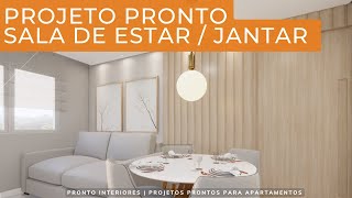 Sala de Estar e Jantar Integradas | 106S