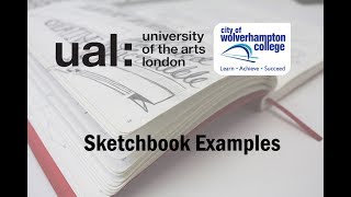 UAL Level 3 Extended Diploma FMP SKETCHBOOK Example: MERIT