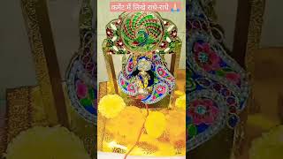 लल्ला के अद्भुत दर्शन।🙏🏻 #laddugopal #radhakrishna #virndavan #viral