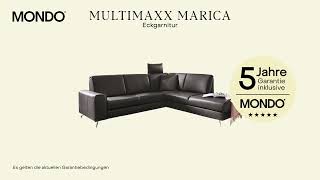 Ledersofa in Eckform aus der MONDO Serie Multimaxx Marica