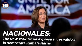 The New York Times EXPRESA su RESPALDO a la demócrata Kamala Harris