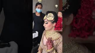 #shorts/elegant and royal indian Muslim bridal makeup look by parul garg makeup artist #rlSA