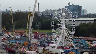 A look at how Hull Fair looks when it is closed.