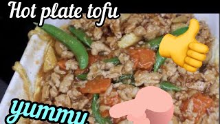 Hot plate tofu  铁板豆腐 | Easy recipe | zi char home style | Easy to Cook | ASMR