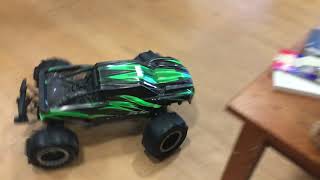 Traxxas X-MAXX RC Car w/ Remote, Charger, Battery & Green Truck Shell 49133-1