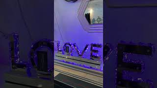 Love Letter Multicolor Led Table Light Décor