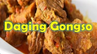 Menu Spesial, Resep Daging Gongso