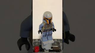 Mandalorian Tribe Warrior - Female Gray Helmet Bricklink sw1077 #legomandalorian #legostarwars