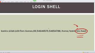 13.5   Login Shell