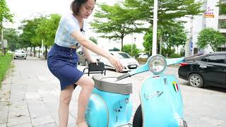 The gentle girl with a vespa | kickstart | Trailer