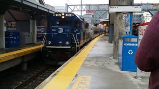 Metro North Danbury train departing Stamford