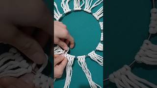 👆 Macrame mirror pattern #macrame #short #videotutorial #macramemirror