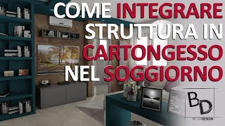 Come arredare con una STRUTTURA IN CARTONGESSO nella Zona Giorno | Belula Design