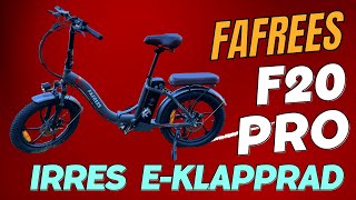 Fafrees F20 Pro im Härtetest! Kann ein günstiges E-Klapprad im Test wirklich überzeugen? 🚲💥