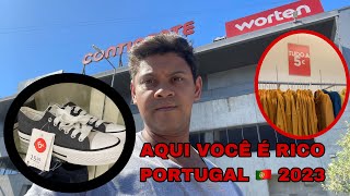 AUTLET EM PORTUGAL 🇵🇹 TÊNIS POR 5 € / Tudo Muito Barato