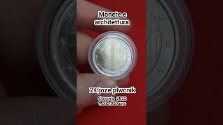 2€ Joze Plecnik architetto slovenia 2022 moneta strana #numismatics #numismatica