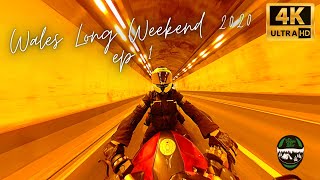 Długi weekend pod namiot do Walii w Bank Holiday 2020 Ep. 1/3 BMW R1200RT GoPro Fusion 4K