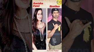 Amisha Patel Real Life Family 🥀 Brother Ashmit Patel And father mother #amisha #family #shorts