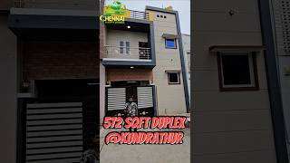 6️⃣2️⃣lakhs☎️9043050793☎️9840061060 2️⃣BHK duplex house For sale #kundrathur #chennai #shorts #villa