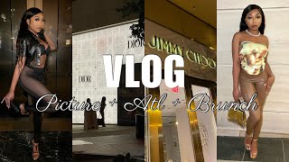 VLOG: Taking instagram pics in atl + brunch FT. Saria raine & Unique Adriani